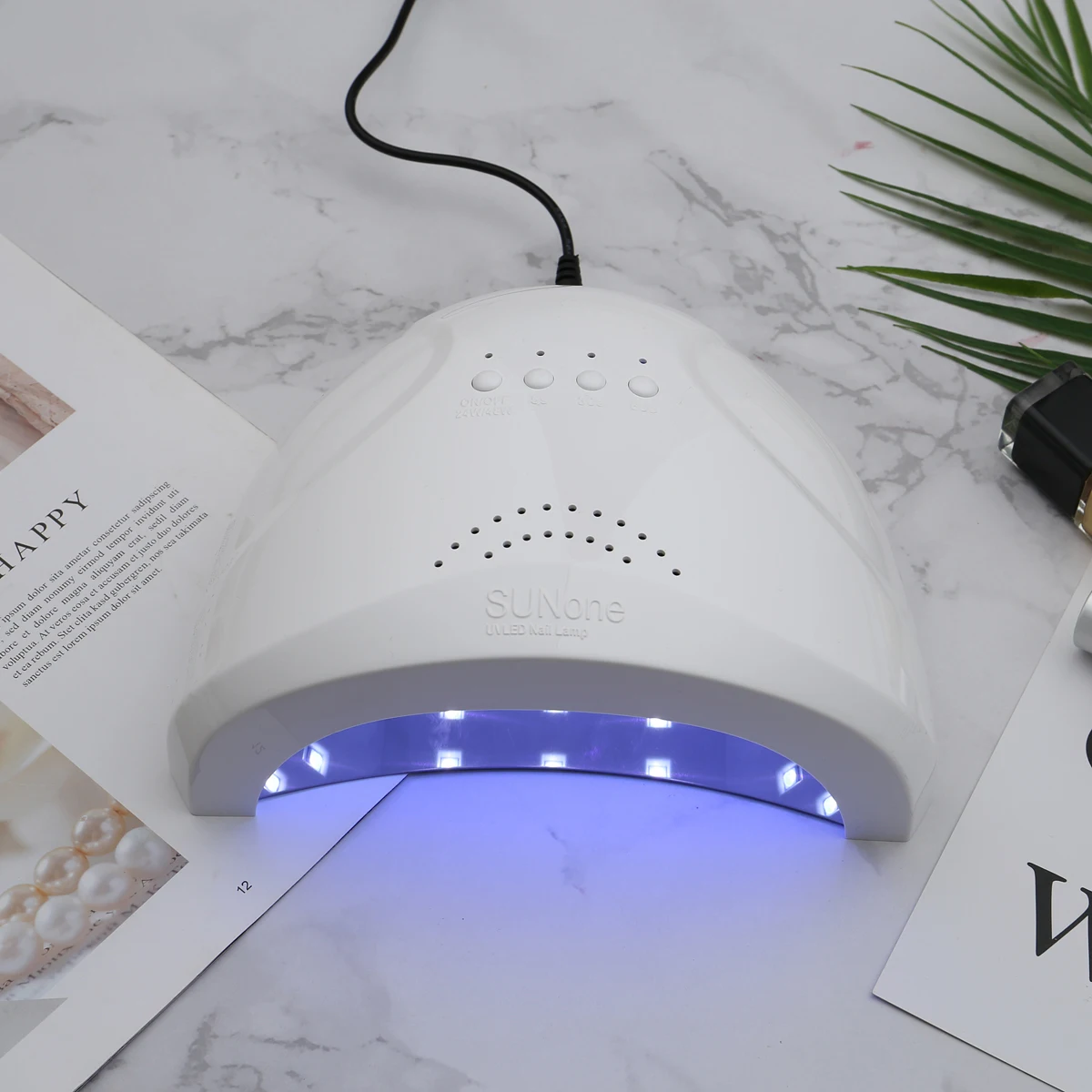 Светодиодный УФ лампа Sun Series мощный аппарат SUN One Two Power s для ногтей
