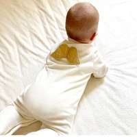 autumn newborn clothes childrens clothing cotton climbing clothes baby boy angel wing romper newborn christmas clothes