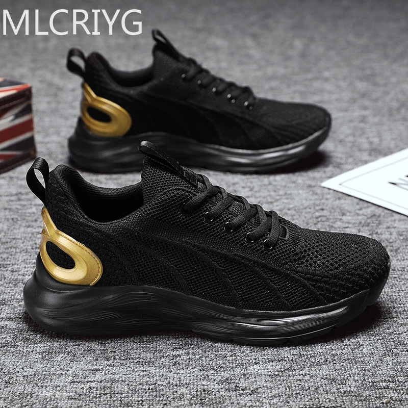 Ультралегкие кроссовки Мужская дышащая повседневная обувь Высокотехнологичная