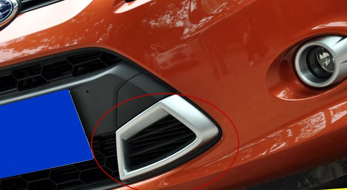 Автомобильный Стайлинг для Ford fiesta 2009-2012 передний Хром ABS Авто акссории