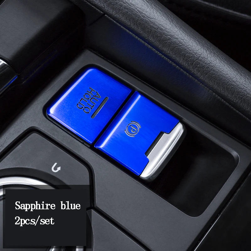 sapphire blue Подходит для Mazda 3 Axela cx4 Atenza электронная ручной тормоз автоматическая кнопка парковки паста CX-5 Модифицированная - Название цвета: sapphire blue