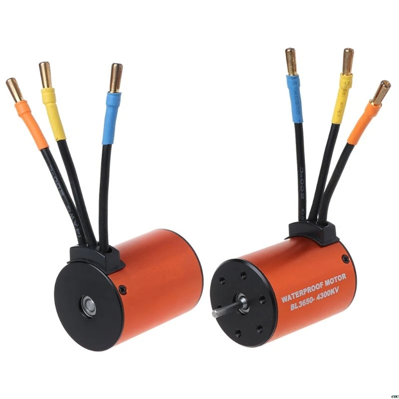 Водонепроницаемый бесщеточный двигатель 3650 4300KV/4370KV с 60A ESC Combo Set для HSP 1/10 RC Car |