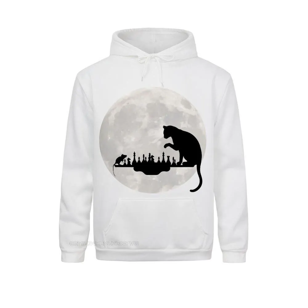 Толстовка с капюшоном в виде игры шахматы для мужчин король королева 60-х годов