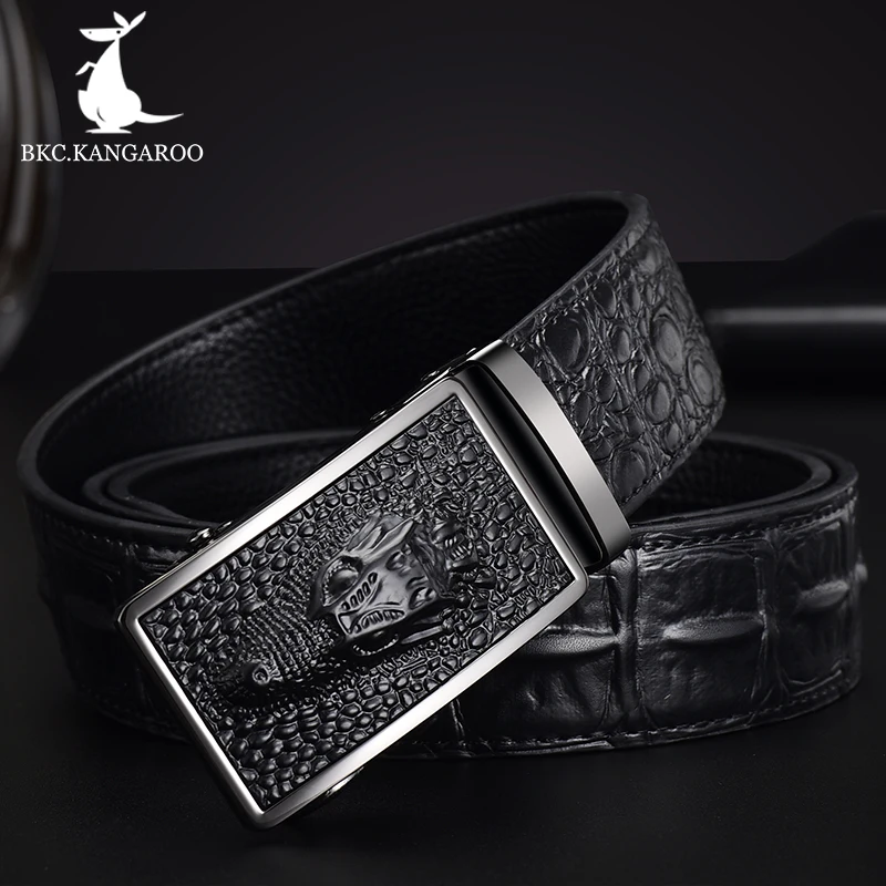 BKC. Кенгуру мужской ремень из натуральной кожи бренд автоматическая пряжка