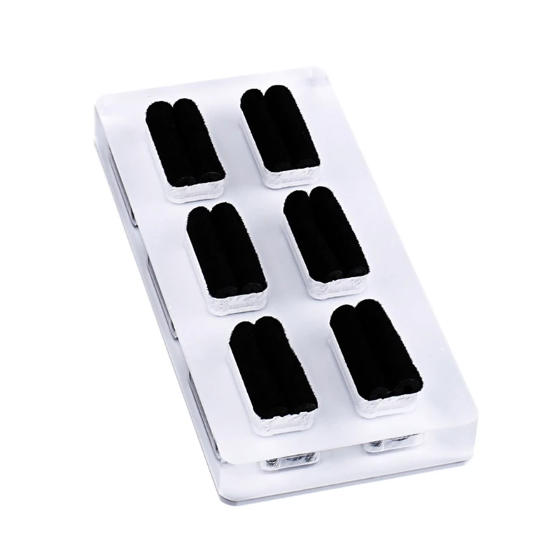 

2021 Slots Ring Earrings Display Trays Showcase Jewelry Organizer for Jewelry Displays for Jewelry Decorations