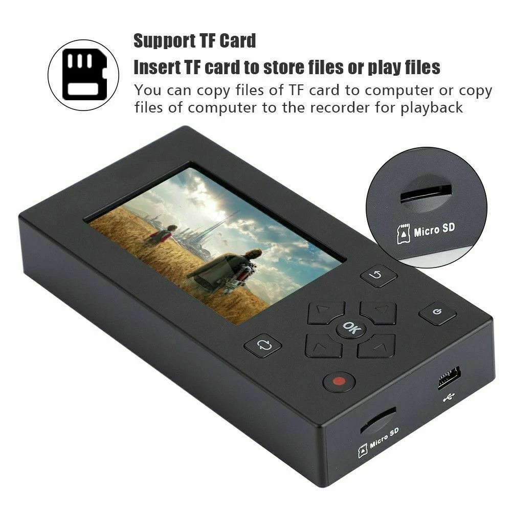 Видеокамера Видео VHS MP3 MP4 AV захват профессиональный DVD рекордер конвертер ленты видеомагнитофон Аналоговый Цифровой плеер аудио