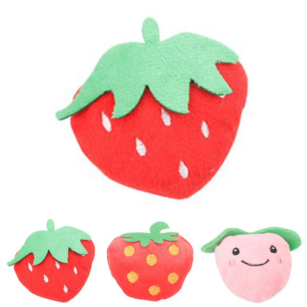

Plush Catnip Toy Interactive Cartoon Fruits Shaped Cat Toy Funny Interactive Plush Cat Toy Pet Kitten Chewing Toys for Cats
