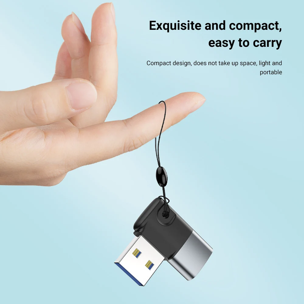 

OTG Type C to USB Adapter Aluminum Alloy USB Male to Type C Female Converter for Computer Phone Headset Car Charger adaptador