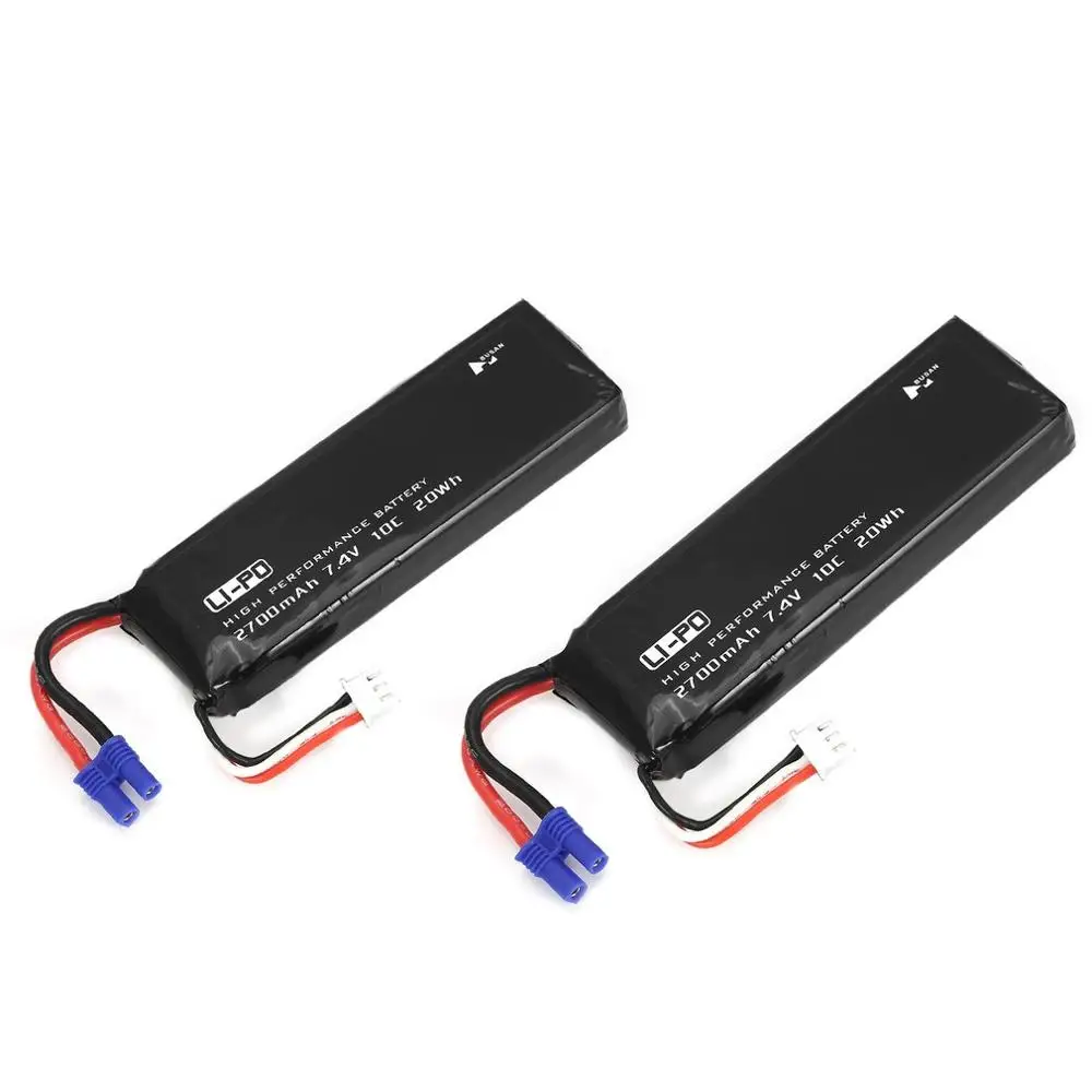 2 шт./лот оригинальный аккумулятор Hubsan H501S 7 4 В 2700 мАч 10C литий-полимерный для H501C Ру