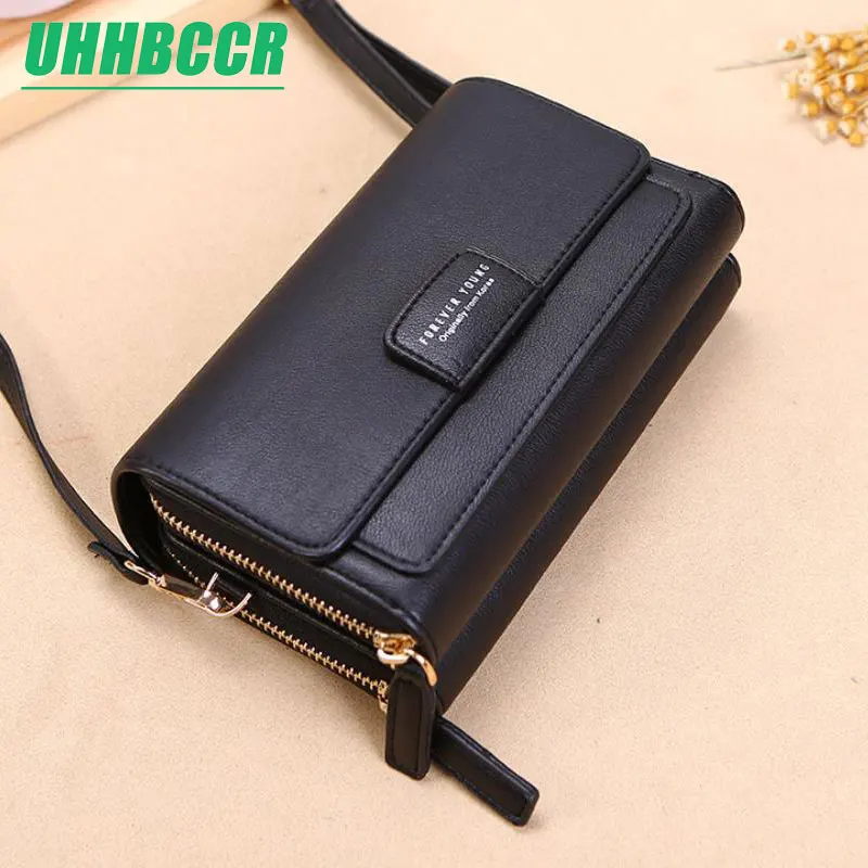 Женский высококачественный вертикальный кошелек из искусственной кожи