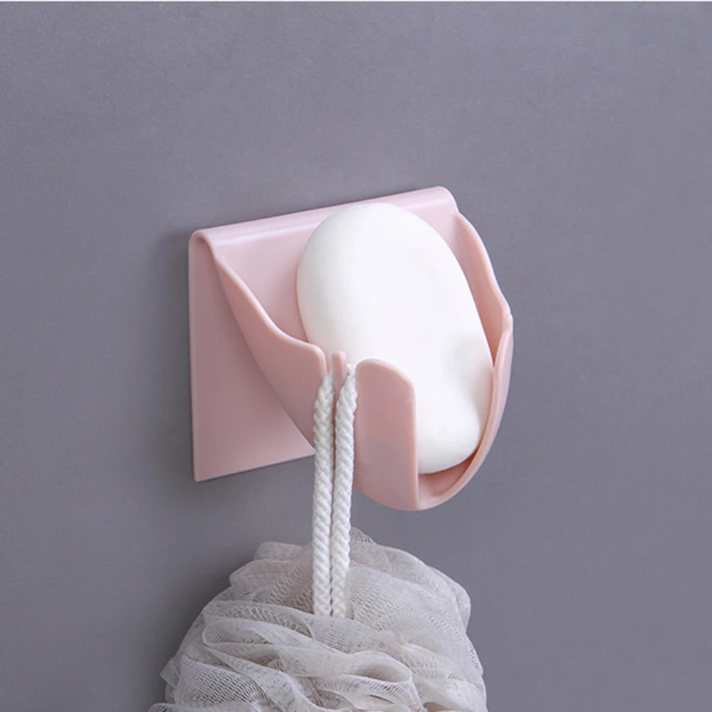 Полезная клейкая мыльница держатель для мыла аксессуары лоток хранения