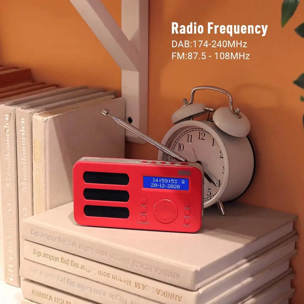Портативное цифровое радио August MB225 DAB/DAB +/FM RDS функция двойная сигнализация