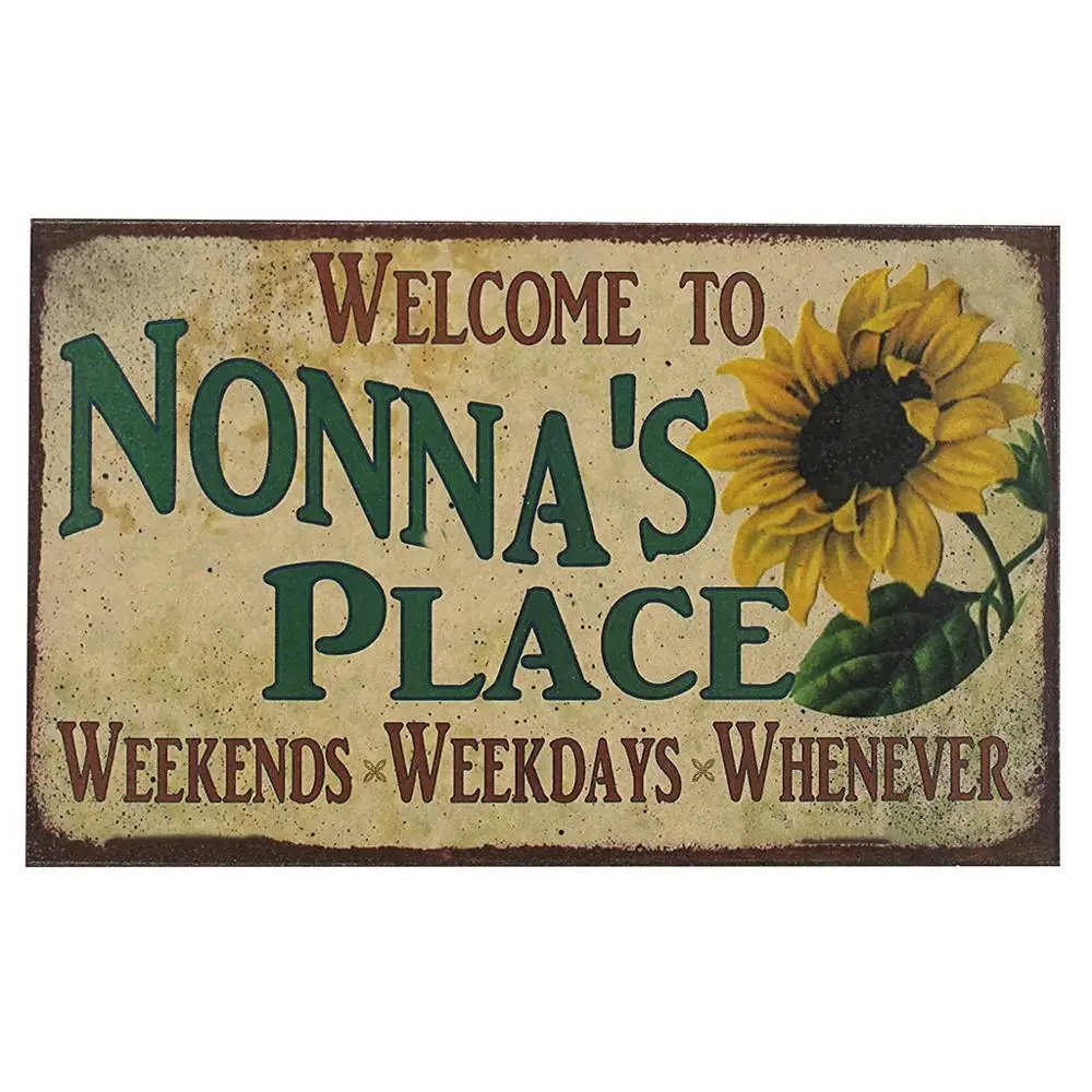 30x20 см винтажные Ретро Стильные садовые металлические пластины со знаками