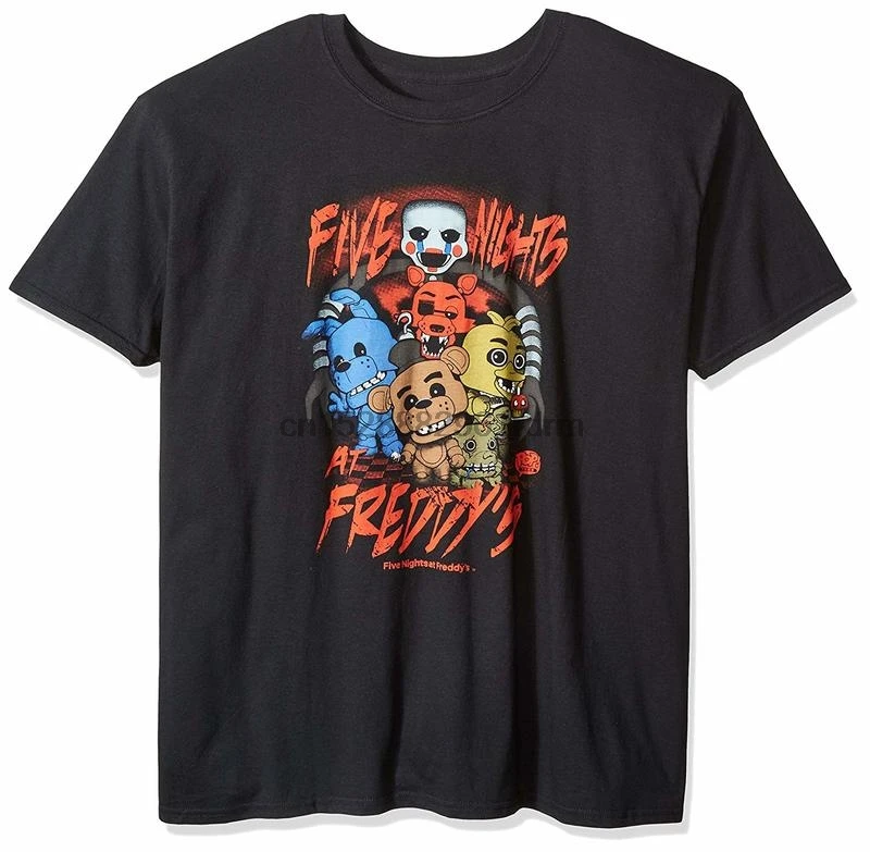 Funko мужские популярные футболки Fnaf Group 4493|Мужские футболки| |