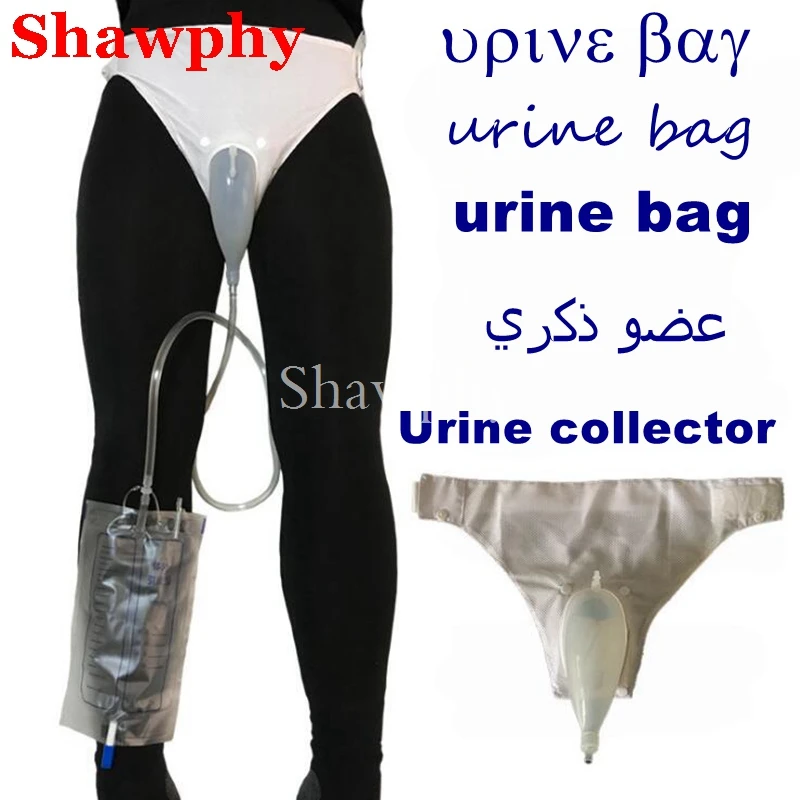 

Older Elderly Men Woman Silicone Urine collector Bag Adults A stroke Urinary incontinence Urinal with Catheter Toilet