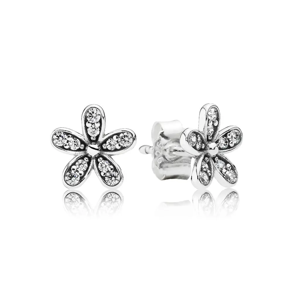 

925 Sterling Silver Earring 9 Style Earrings Flower Mouse Butterfly Heart Earrings For Women Wedding Party Jewelry