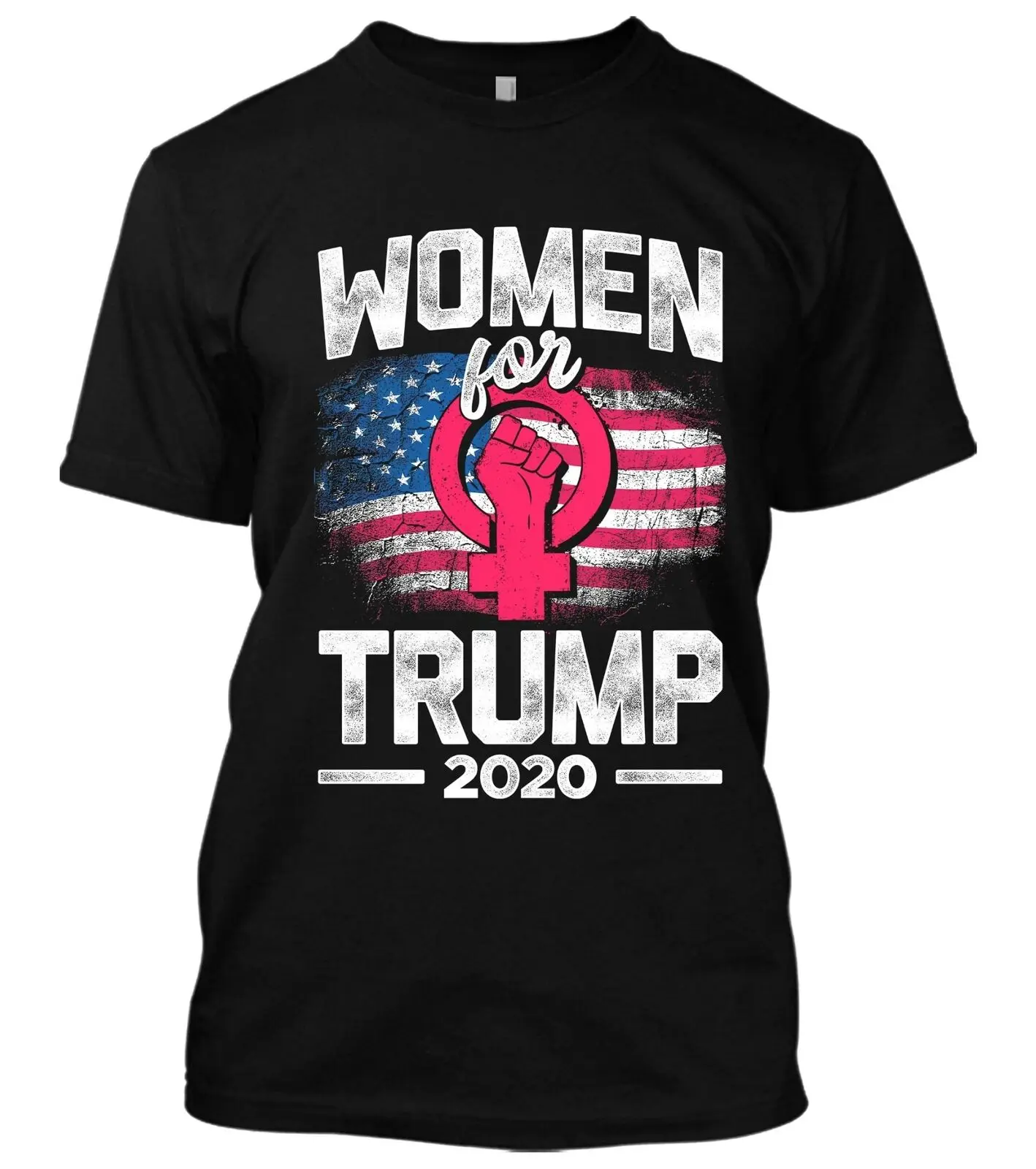 Женщины для Дональда Трампа 2020 американский флаг Розовый голосуют США выборные