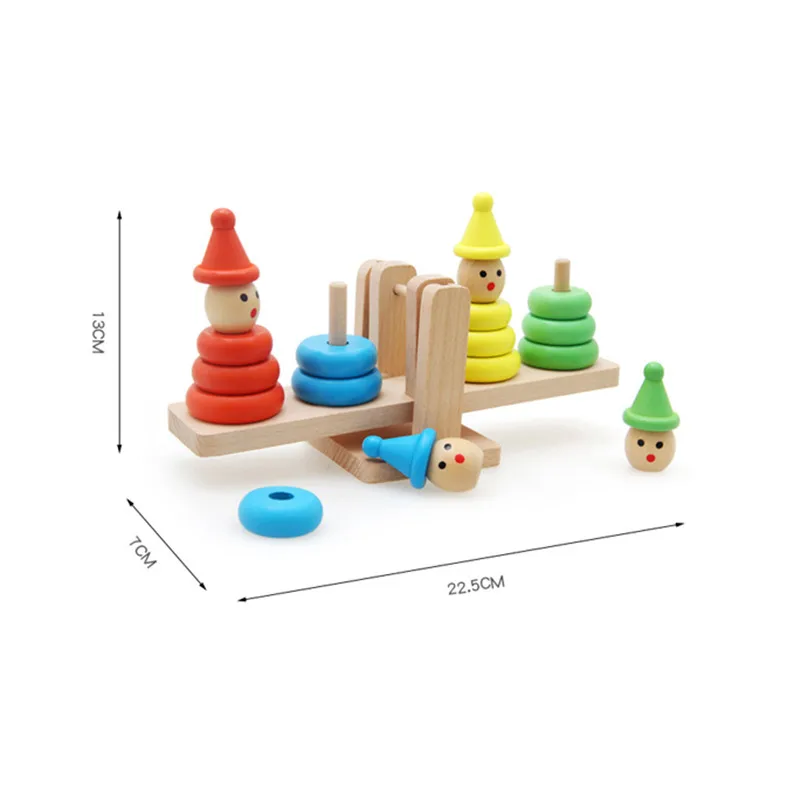 

New Children's Wooden Disassembly And Assembly Early Education Multi-Color Cognitive Toys Balance Building Blocks Baby Gifts