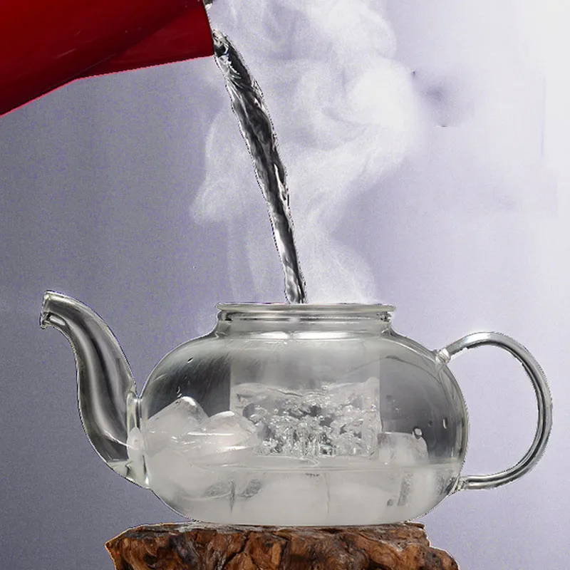 Термостойкий стеклянный чайник с двойными стенками стеклянная чайная чашка