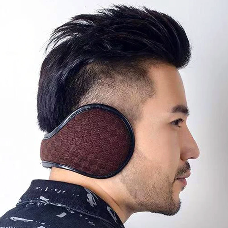 

Newest Warm Earmuff Men Women Kitted Ear Muffs Plush Adjustable Winter Headband for Sport Cycling Riding