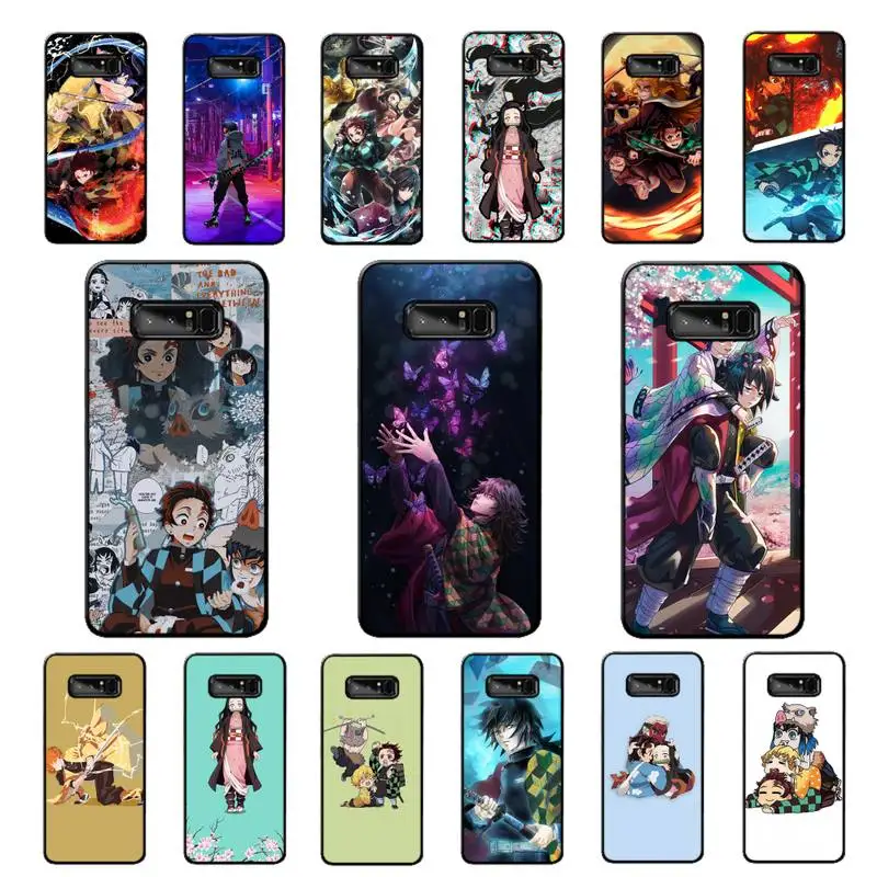 

Yinuoda Cartoon Japan Anime Demon Slayer Phone Case for Samsung Note 5 7 8 9 10 20 pro plus lite ultra A21 12 02