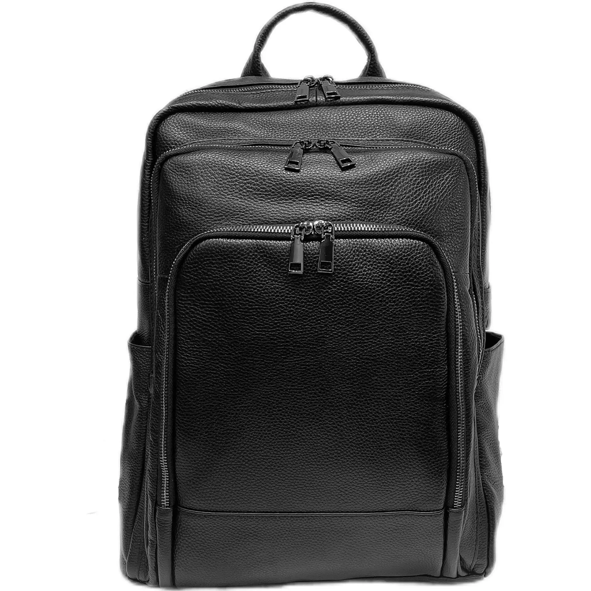 2021 Fashion Cow Genuine Leather Men Backpack Real Natural Leather Student Backpack Boy Luxury Brand Large Computer Laptop Bag