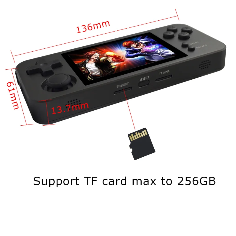 RG280M Mini Retro Handheld Game Console Classic Video Consoles With Open Source For PS1/GBA/GB/MD Player | Электроника