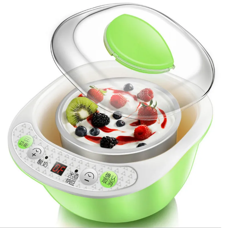 

New Special Yogurt Machine Multi-function Stainless Steel Liner Household Yogurt Machine Mini Yogurt Machine Gift Printing LOGO