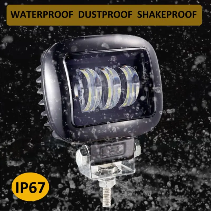 6D круглый квадратный светодиодный рабочий светильник 5 дюймов 12 В для