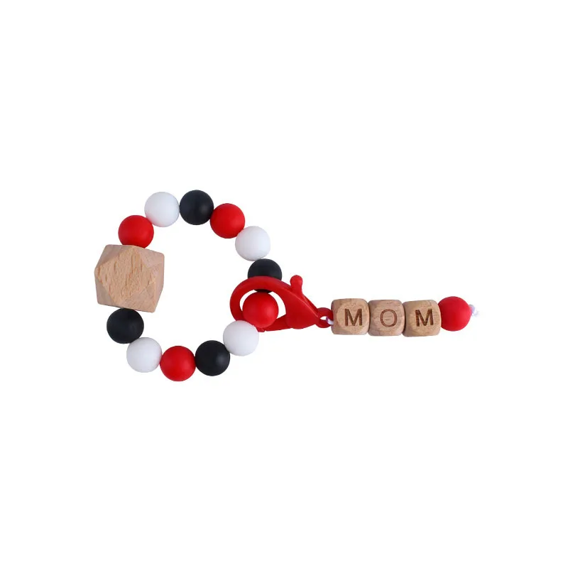 

Baby Silicone Teether Chew Nursing Bracelets BPA Free Children's Stroller Accessories Ring Teething Toys For Baby Health