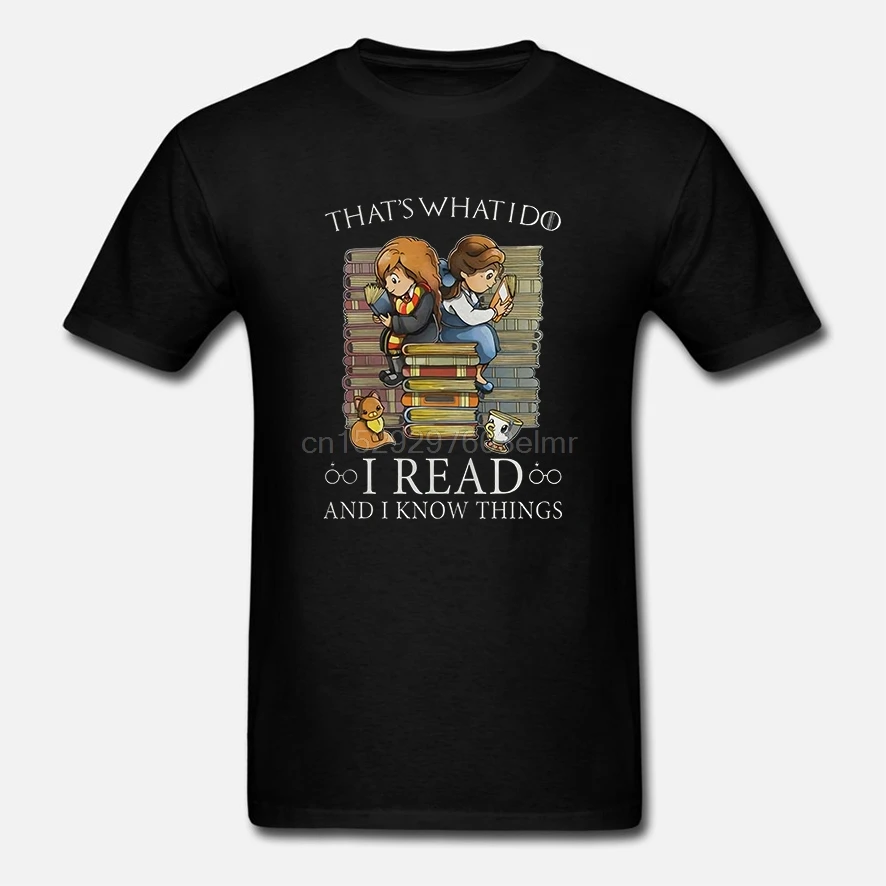 Мужская футболка это то что я читаю и знаю вещи-Гермиона Грейнджер Белль версия 2
