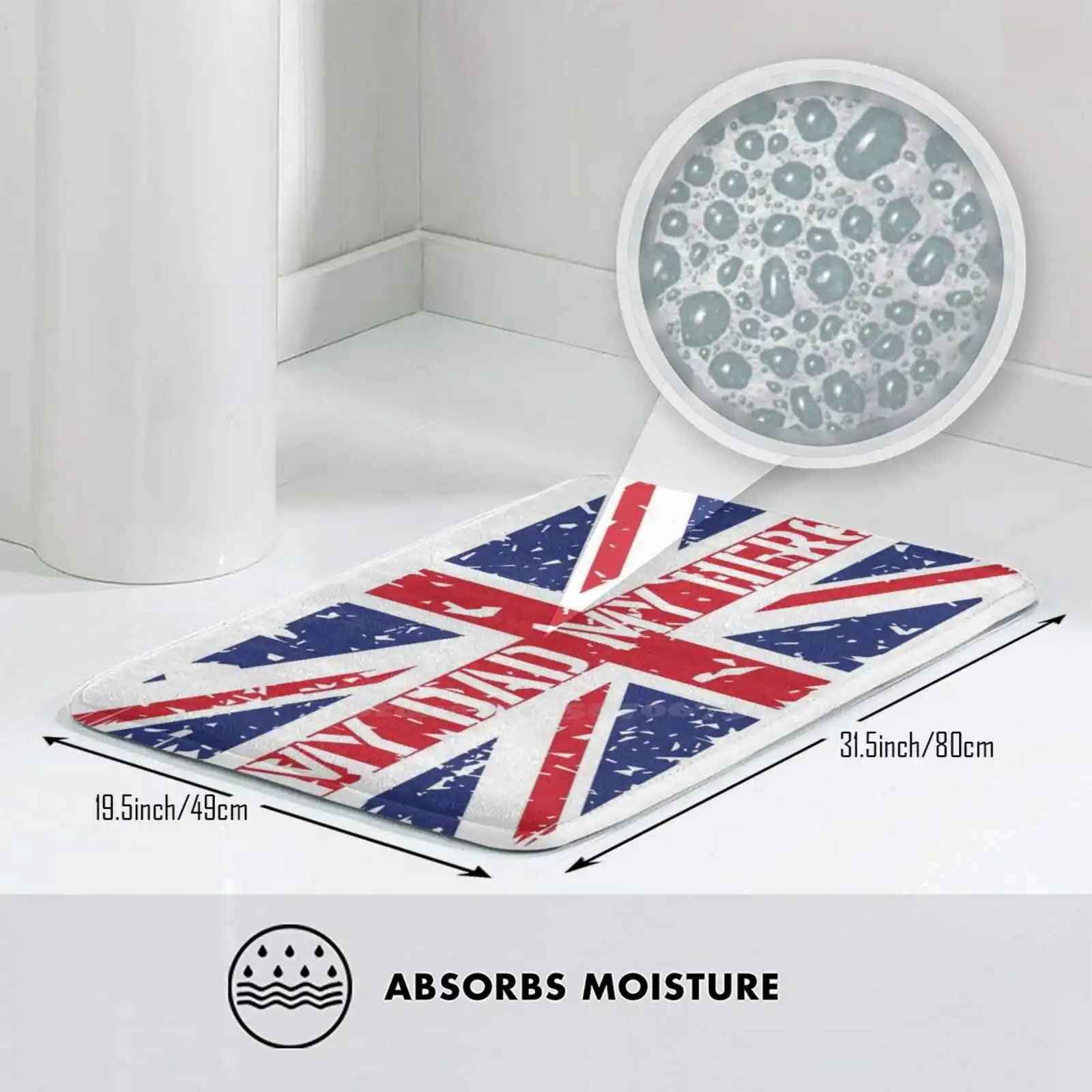 Мягкая подкладка для ног My Dad Hero товары комнаты ковер папы отца армейский флаг Sas Uk