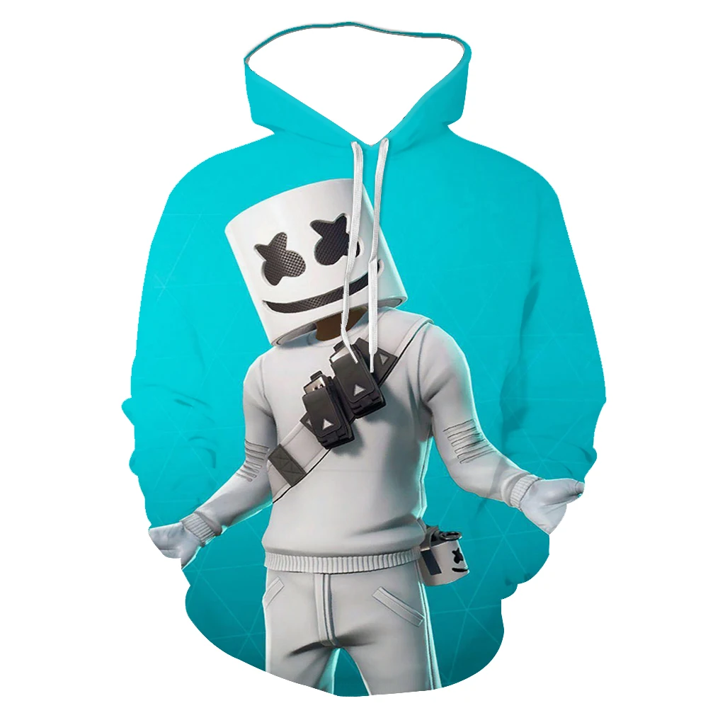 

3D DJ Electronic Music Cotton Candy Spring And Autumn Men's Print Hoodie Fashion Casual Cosplay Anime Long Sleeve