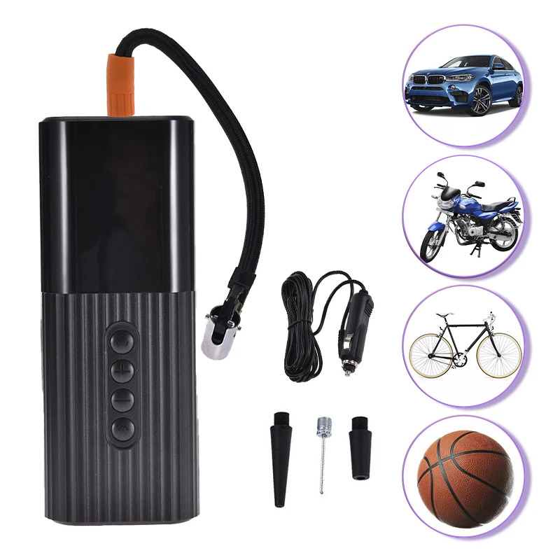 Беспроводной надувной мини насос портативный воздушный компрессор со