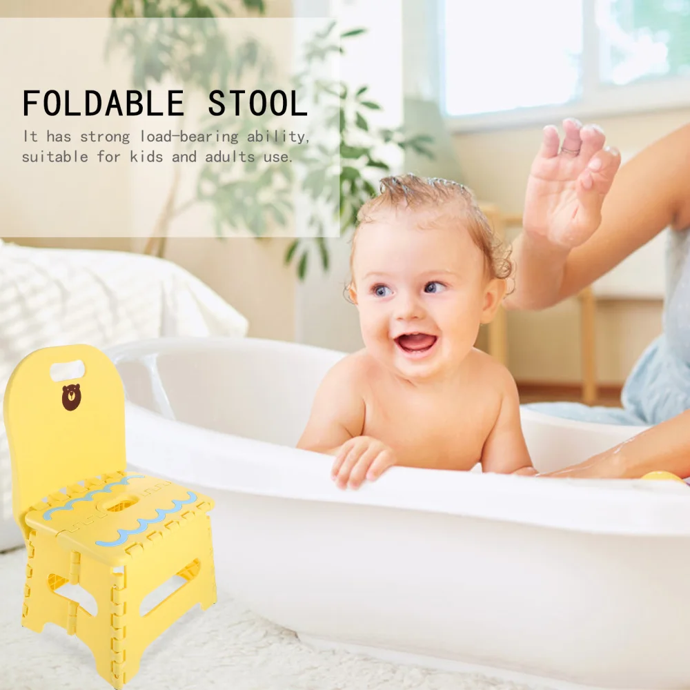 

Portable Folding Chair Cartoon Step Stool Foldable Chair For Outdoor