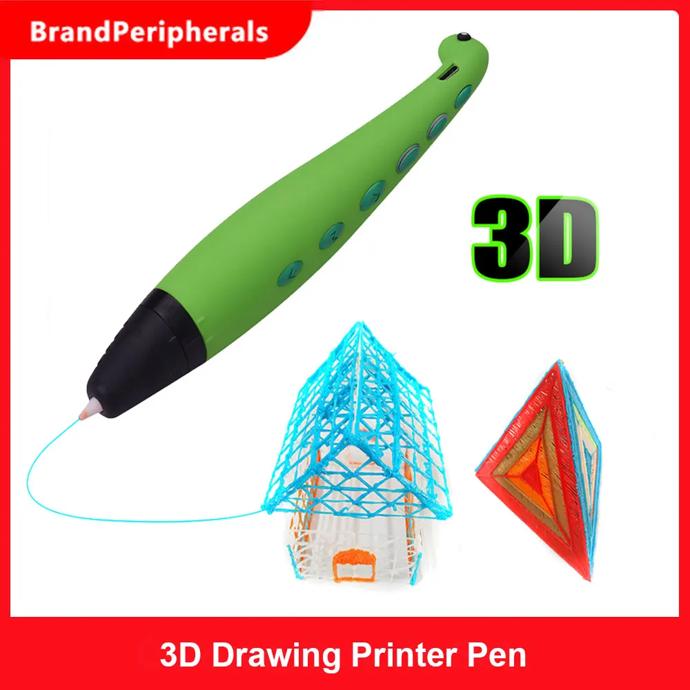 3D Ручка Очаровательная в форме динозавра интеллектуальная для принтера 2