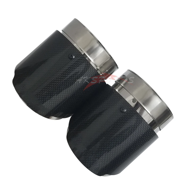 1PC 120mm Stainless Steel Logo Muffler End Pipe Exhaust Tip For BMW X5 CX-5 MINI | Автомобили и мотоциклы