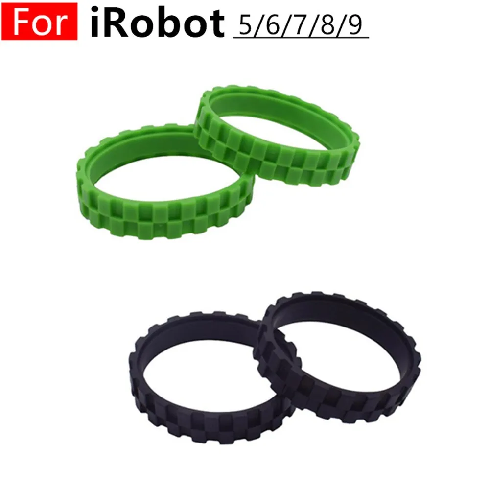 4X шины для IROBOT ROOMBA 500600700800900 I7 E5 S9 Нескользящие колеса Запчасти бытовой уборки