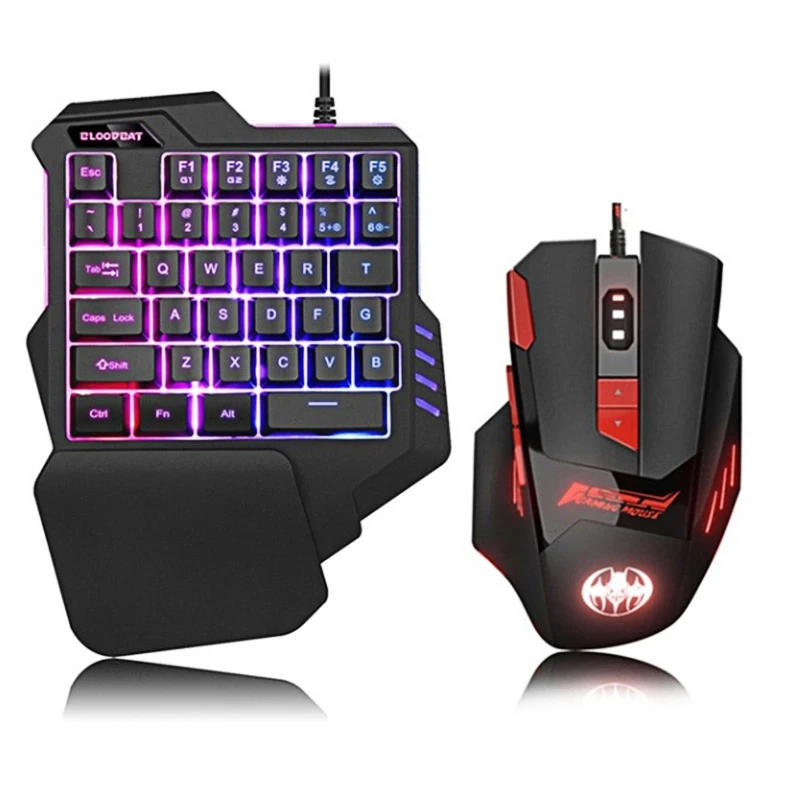 

Professional Fashion 35 Keys One-Handed Game Gaming Keyboard Mouse Keypad For LOL Dota PUBG Fortnite Keyboards Tools