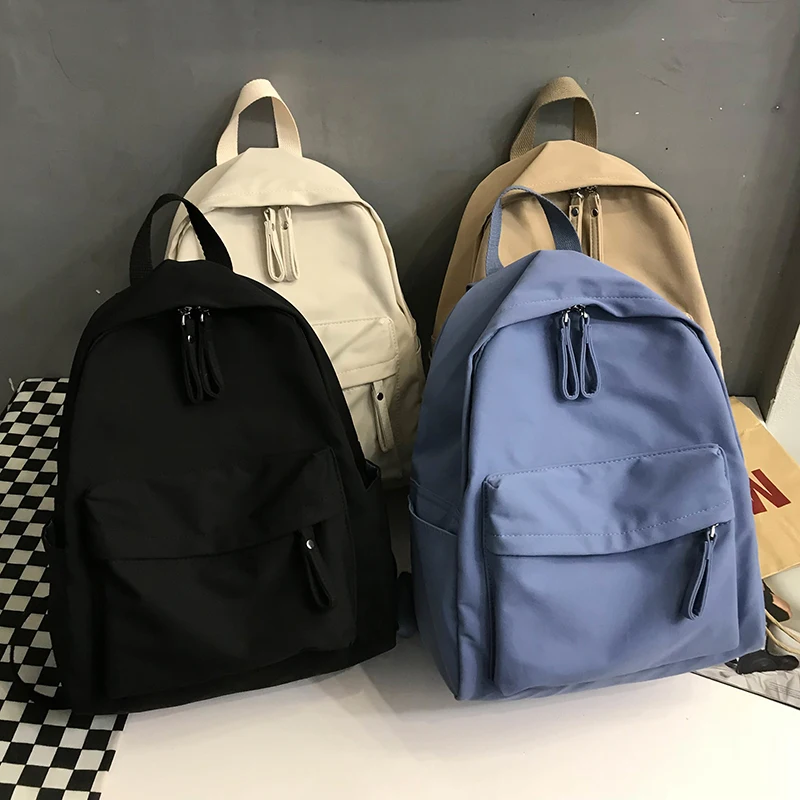 

Fashion Backpack Canvas Women Backpack Anti-theft Shoulder Bag New School Bag For Teenager Girls School Backapck Female