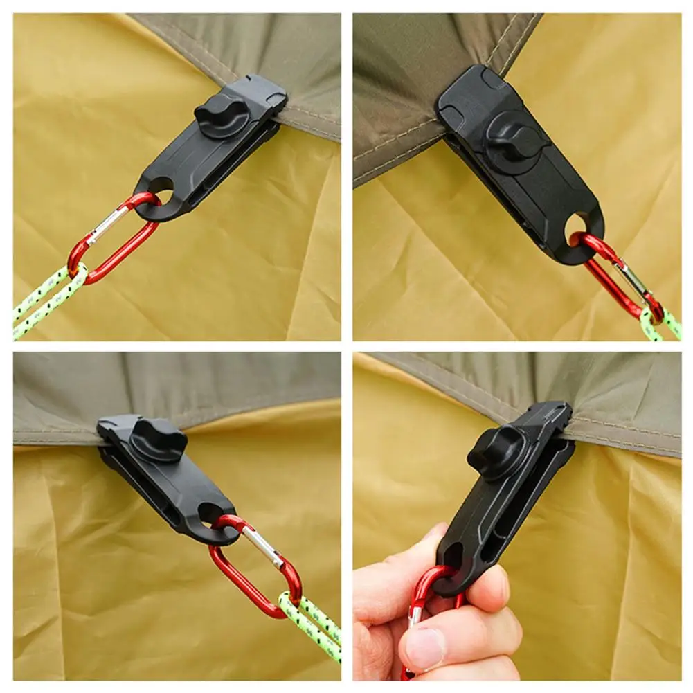 Tent Clip Adjustable Plastic Windproof Reusable Outdoor Camping Accessories Tarpaulin Clips Wholesale | Спорт и развлечения