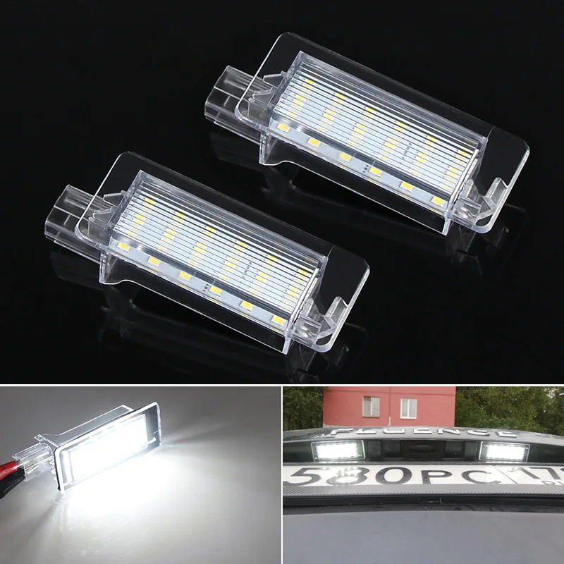 

Светодиодные лампы светильник номерного знака для Renault Captur J5 2013-2020, для Renault Espace MK4 2002-2014, для Renault Fluence 09-20