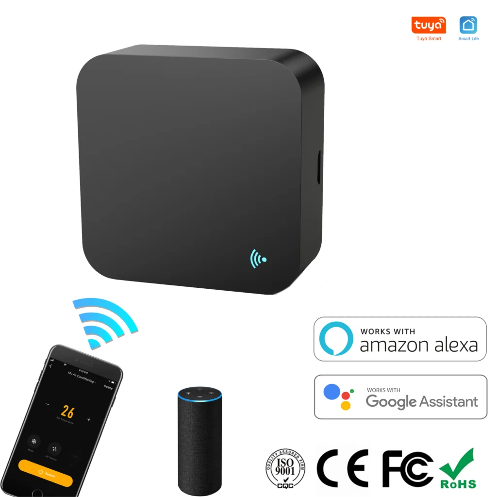 

Telecomando IR Smart wifi universale a infrarossi Tuya per smart home Control per TVDVD alsac funziona con Amz Alexa Google Home