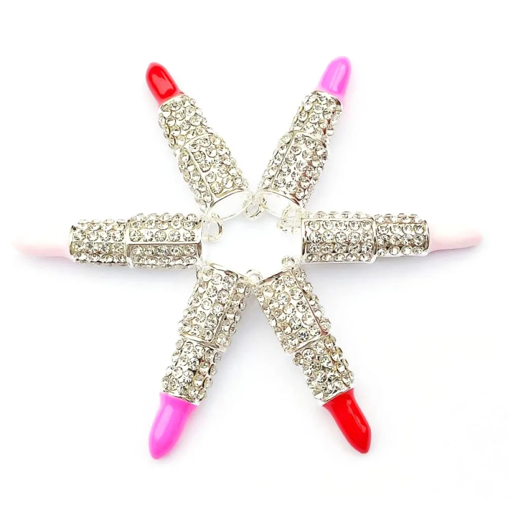 

10pcs Lipstick charms for women DIY jewelry accessories L3