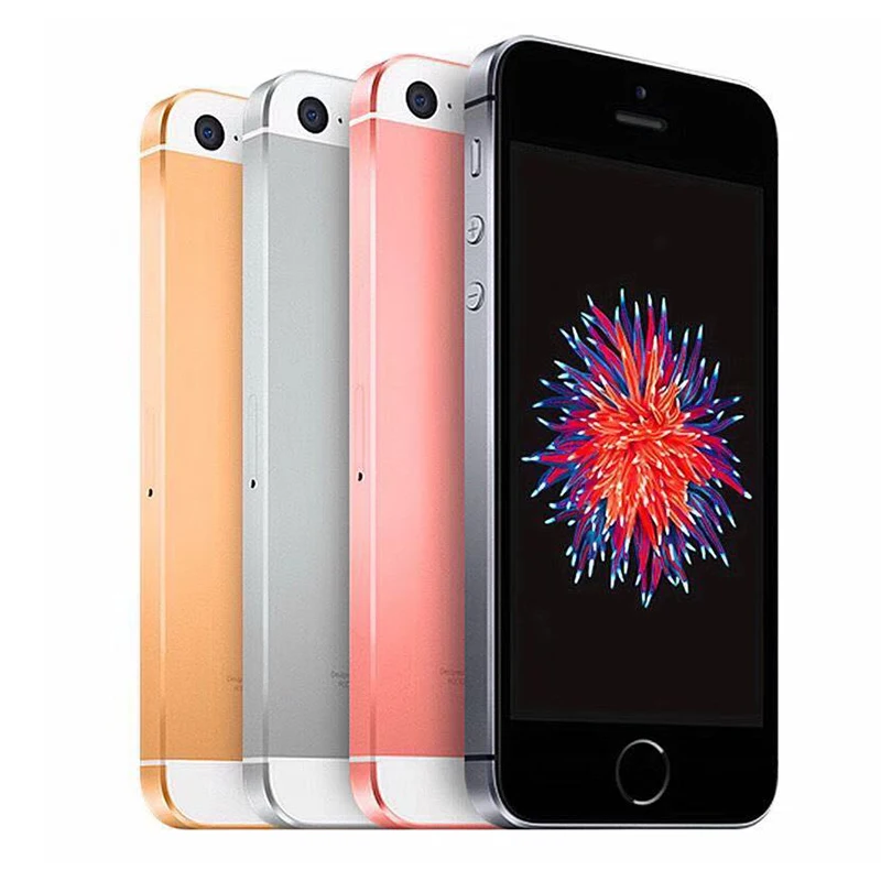 Б/у разблокированный Смартфон Apple iPhone SE с отпечатком пальца 4G LTE 2 Гб ram 16 Гб rom Touch ID мобильный телефон