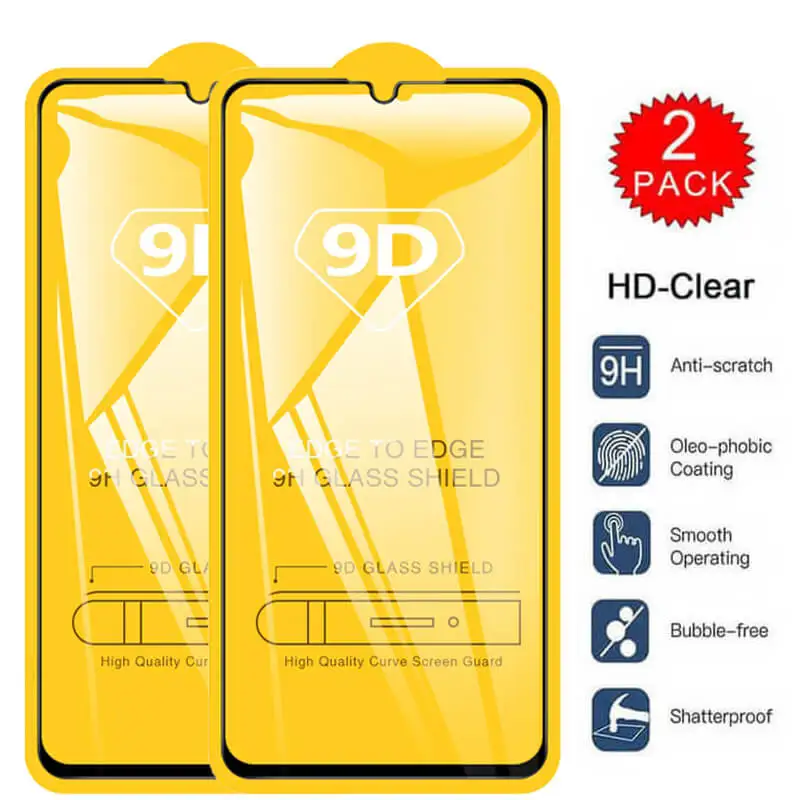

2Pcs 9D Protective Glass For Samsung Galaxy A32 Glass Screen Protector On Samsun Galaxi A32 A 32 SM-A326B/DS 3D Shockproof Armor