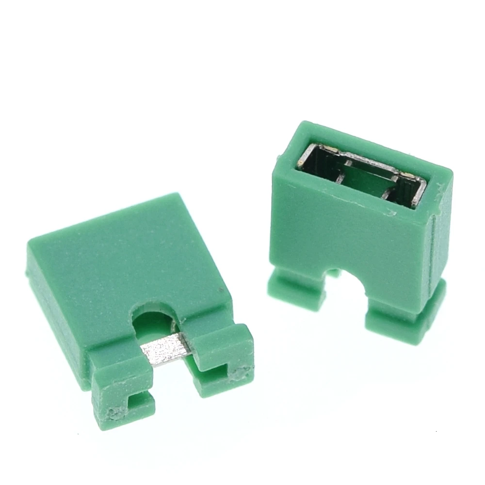 100 шт. джемпер с коротким шагом заглушки и корпуса проводов шунт 2 54 мм черный