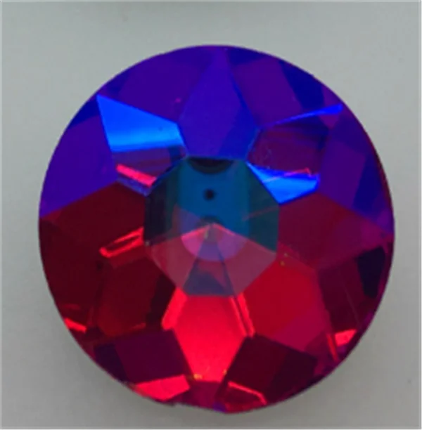 fuchsia ab Baoshihua 27 мм 35 мм большой круглый Необычные камни плоский верх Pointback стеклянные кристаллы 1216 для изготовления ювелирных изделий - Цвет: fuchsia ab
