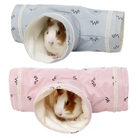 small guinea pig hamster toy tubes tunnels warm hamster cage house nest parrot bird cage squirrels hedgehog bed pet accessories