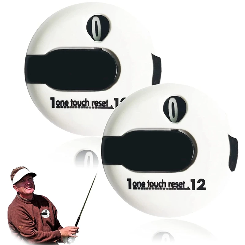 Golf Score Counter Stroke One Contact Reset Up to 12 Shots Value Pack Portable Counters Clicker Clip Accessories |